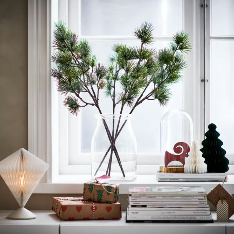 شاخه مصنوعی برگ کاج ایکیا مدل IKEA VINTERFINT